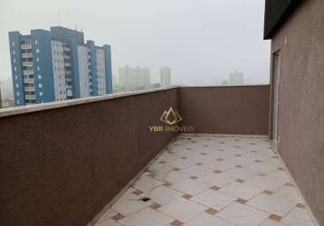 Cobertura com 3 dormitórios à venda, 106 m² por r$ 420.000 - jardim jamaica - santo andré/sp