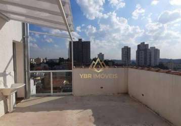 Cobertura com 3 dormitórios à venda, 102 m² por r$ 603.000 - vila bocaina - mauá/sp