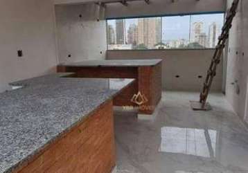 Cobertura com 2 dormitórios à venda, 110 m² por r$ 585.000,00 - campestre - santo andré/sp