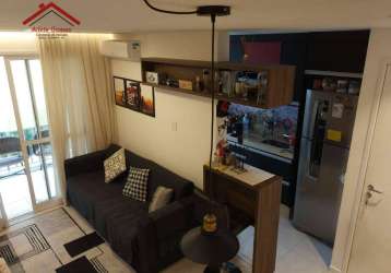 Apartamento com 2 dormitórios à venda, 47 m² por r$ 375.000,00 - vila valparaíso - santo andré/sp