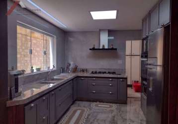 Sobrado com 3 dormitórios à venda, 221 m² por r$ 499.000,00 - jardim vila rica - santo andré/sp