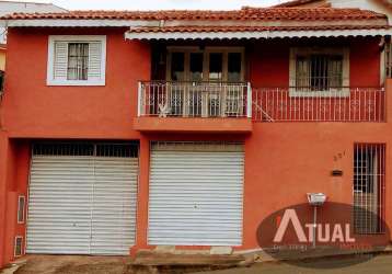 Casa com salão comercial à venda no jd. alvinópolis -- atibaia