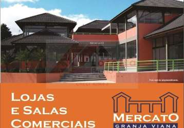 Galeria mercato granja viana - centro comercial c/ 16 lojas / 21 vagas de estacionamento. para investidores! rendimento líquido atual (84% de ocupação): r$ r$ 13.274,00