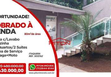 Sobrado com 2 dormitórios à venda, 80 m² por r$ 430.000,00 - itaquera - são paulo/sp