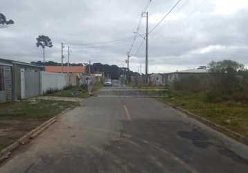 Terreno à venda na rua ignez gazzola cruz, 265, rio pequeno, são josé dos pinhais por r$ 199.000