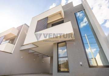 Casa com 3 quartos à venda na rua aníbal silva, 1501, afonso pena, são josé dos pinhais por r$ 699.000