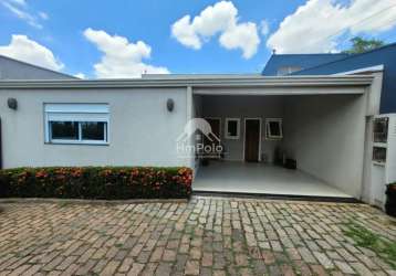 Casa em condomínio à venda no gramado em campinas, são paulo.