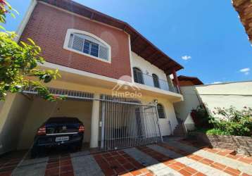 Casa à venda com 3 quartos, edícula e 4 vagas no jardim madalena em campinas/sp