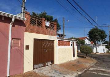 Casa térrea de esquina para venda na vila miguel vicente cury, em campinas/sp.