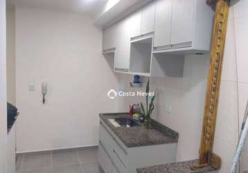 Apartamento com 2 dormitórios para alugar, 48 m² por r$ 2.069,67/mês - vila iracema - são josé dos campos/sp