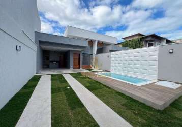 Casa com 3 dormitórios à venda, 113 m² por r$ 715.000,00 - ouro verde - rio das ostras/rj