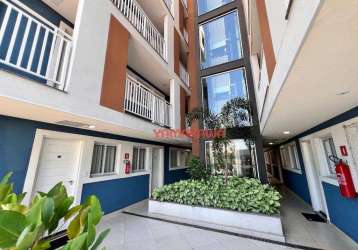 Apartamento com 2 dormitórios para alugar, 45 m² por r$ 1.831,13/mês - vila carmosina - são paulo/sp
