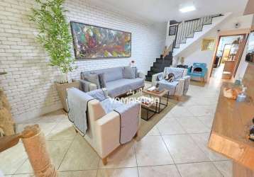 Sobrado com 3 dormitórios à venda, 110 m² por r$ 670.000,00 - cidade patriarca - são paulo/sp