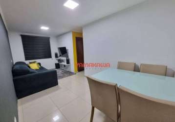 Apartamento com 2 dormitórios para alugar, 53 m² por r$ 1.820,56/mês - itaquera - são paulo/sp