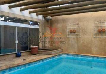 Vendo linda casa com piscina, churrasqueira, estuda permuta, na vila rezende em piracicaba