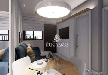 Apartamento com 2 dormitórios à venda, 38 m² por r$ 230.000,00 - parque paineiras - são paulo/sp