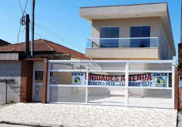 Casa em condomínio para venda em são vicente, jardim paraíso, 2 dormitórios, 2 banheiros, 1 vaga