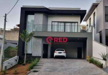 Casa com 3 dormitórios à venda, 230 m² por r$ 1.450.000,00 - condomínio gramados de sorocaba - sorocaba/sp