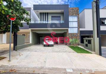 Casa com 3 dormitórios à venda, 218 m² por r$ 1.350.000,00 - jardim villagio milano - sorocaba/sp