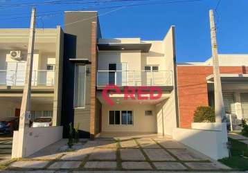 Sobrado 3 quartos, 174 m² - venda por r$ 980.000 ou aluguel por r$ 5.372/mês - condomínio village moutonnée - salto/sp