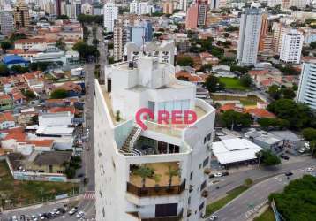 Cobertura com 3 quartos à venda, 780 m² por r$ 6.200.000 - condomínio edifício torre branca - sorocaba/sp