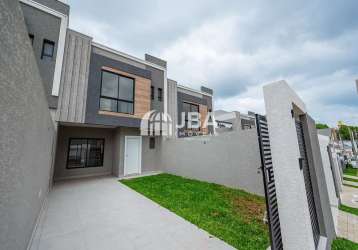 Casa com 3 quartos à venda na rua osmário machado, 345, xaxim, curitiba, 92 m2 por r$ 609.000