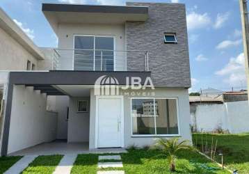 Casa com 3 quartos à venda na rua ângelo tozim, 230, campo de santana, curitiba, 121 m2 por r$ 570.000