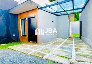 Casa em condomínio fechado com 2 quartos à venda na rua antônio zaramella, 1126, colônia rio grande, são josé dos pinhais, 58 m2 por r$ 418.000