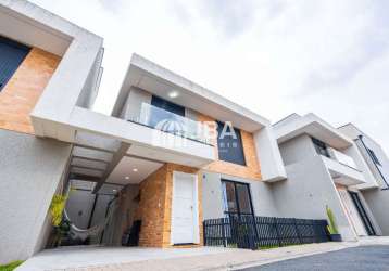 Casa em condomínio fechado com 3 quartos à venda na rua francisco fay neves, 159, santa felicidade, curitiba, 103 m2 por r$ 750.000