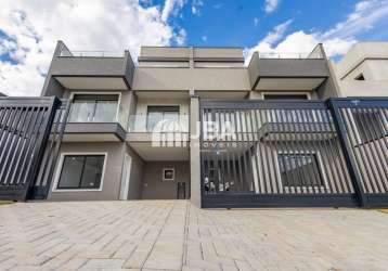 Casa com 3 quartos à venda na rua professor fábio de souza, 1451, portão, curitiba, 141 m2 por r$ 947.000