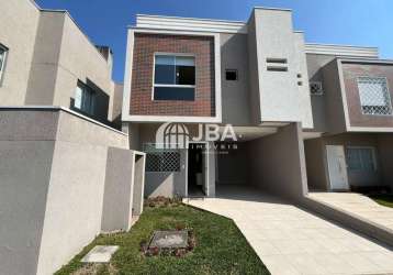 Casa em condomínio fechado com 3 quartos à venda na rua capistrano de abreu, 999, boa vista, curitiba, 135 m2 por r$ 680.000