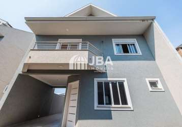 Casa em condomínio fechado com 4 quartos à venda na rua jordânia, 650, cajuru, curitiba, 166 m2 por r$ 699.000