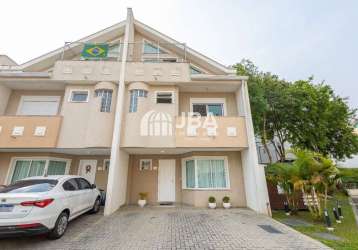 Casa em condomínio fechado com 4 quartos à venda na rua francisco castelano, 105, jardim das américas, curitiba, 190 m2 por r$ 1.140.000