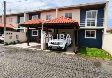 Casa em condomínio fechado com 3 quartos à venda na rua maestro carlos frank, 1791, alto boqueirão, curitiba, 106 m2 por r$ 485.000