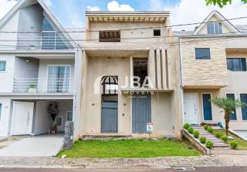 Casa em condomínio fechado com 3 quartos à venda na rua guilherme nievola, 59, xaxim, curitiba, 176 m2 por r$ 700.000