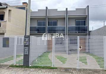 Casa com 2 quartos à venda na nair cravo westphalen, 389, umbará, curitiba, 62 m2 por r$ 350.000