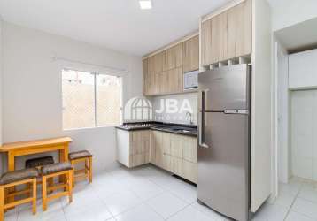 Apartamento com 1 quarto para alugar na avenida dos estados, 1011, água verde, curitiba, 28 m2 por r$ 1.600