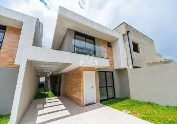 Casa em condomínio fechado com 3 quartos à venda na rua francisco fay neves, 159, santa felicidade, curitiba, 108 m2 por r$ 659.000