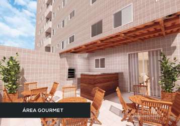 Apartamento com 2 quartos à venda na rua mathilde de azevedo setúbal, vila caiçara, praia grande, 52 m2 por r$ 352.280