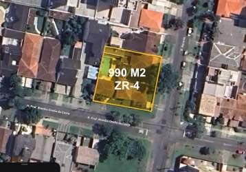 Terreno exclusivo em localização estratégica - portão/vila izabel, curitiba!