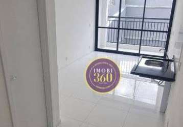 Flat 1 dormitório, 26 m² - venda por r$ 260.000 ou aluguel por r$ 2.010/mês - tatuapé - são paulo/sp