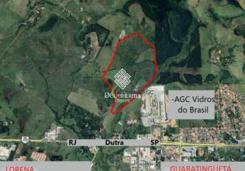 Área à venda, 1000000 m² por r$ 54.000.000,00 - vila nunes - lorena/sp