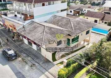 Casa comercial a venda com 400m² área construída - bairro vila nova - blumenau sc | la vita imóveis