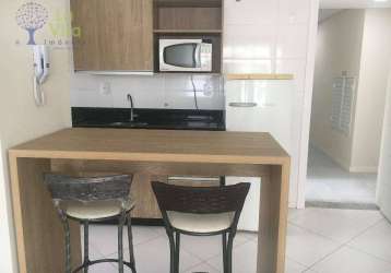 Apartamento com 1 dormitório para alugar, 41 m² por r$ 1.850/mês - victor konder - blumenau/sc