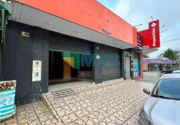 Salão comercial de alto padrão para locação em itanhaém-sp, bairro balneário gaivota - 3 salas, 3 banheiros, 99m².