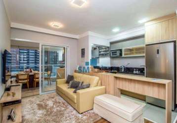 Apartamento mobiliado com 2 dormitórios à venda, 82 m² por r$ 1.629.900 - moema - são paulo/sp