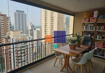 Apartamento com 3 dormitórios, 167 m² - venda por r$ 2.300.000,00 ou aluguel por r$ 14.400,00/mês - brooklin - são paulo/sp