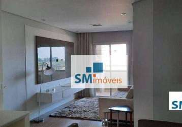 Apartamento com 3 dormitórios, 89 m² - venda por r$ 590.000,00 ou aluguel por r$ 5.280,00/mês - jardim bela vista - santo andré/sp