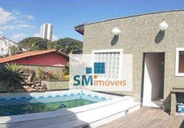 Sobrado com 3 dormitórios à venda, 430 m² por r$ 2.660.000,00 - conjunto residencial santa terezinha - são paulo/sp