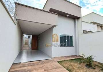 Casa à venda, 115 m² por r$ 580.000,00 - jardim luz - aparecida de goiânia/go